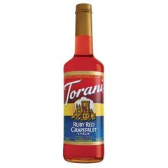 Torani Ruby Red Grapefruit Syrup (750 mL), G-Ruby Red Grapefruit