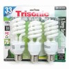 3 Pcs Daylight Bulb Light 33 W Energy 150 Watt Output White Compact Fluorescent gallery
