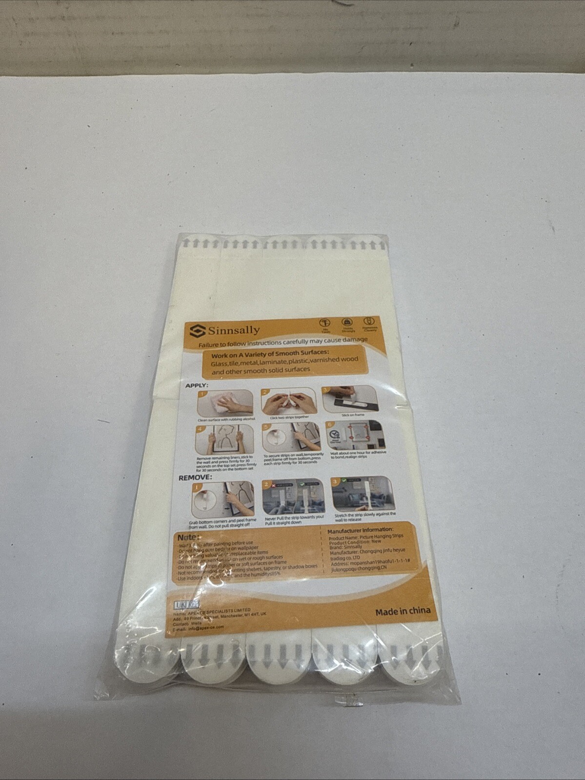 Large Picture Hanging Strips Heavy Duty20-Pairs40 Strips Sticky Picture Hangers gallery