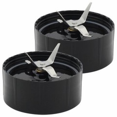 2 Pack Cross Blade Replacement Part Compatible with Magic Bullet MB1001 250W
