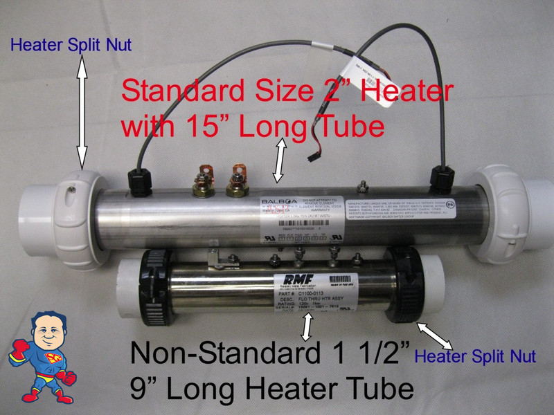 (2X) 2" Split Nut Kit for Heater Union with Gaskets Video How To gallery