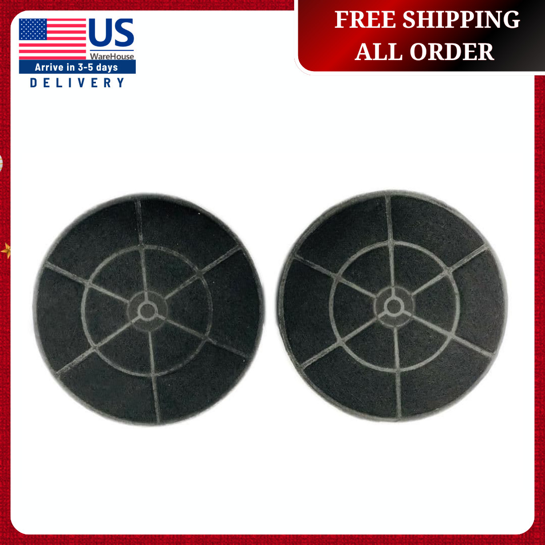 Charcoal Filter Replacement 7.5 in for Ductless Range Hood 500 CFM 2-Pack gallery