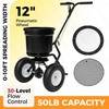 Fertilizer Spreader 50LBS Capacity 0–10FT Spreading Width Seed & Salt Spreader gallery