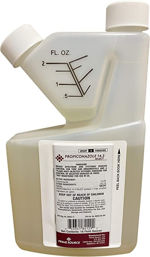 Prime Source Propiconazole 14.3 Select Lawn Ornamental Fungicide 16 fl oz Bottle gallery