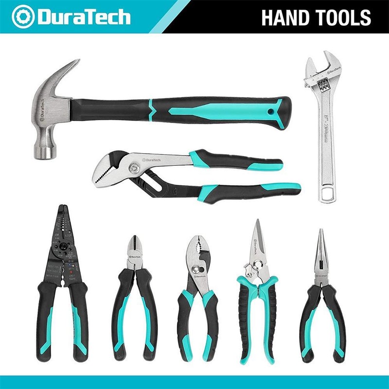 DURATECH 269-Piece Mechanics Hand Tool Kit Metric SAE Home Repair Tool Set w/Bag gallery