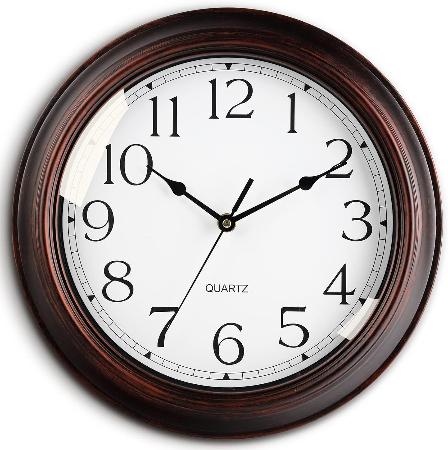 Wall Clocks Battery Operated Silent Non-Ticking Wall Clock 8.5 Inch Small gallery