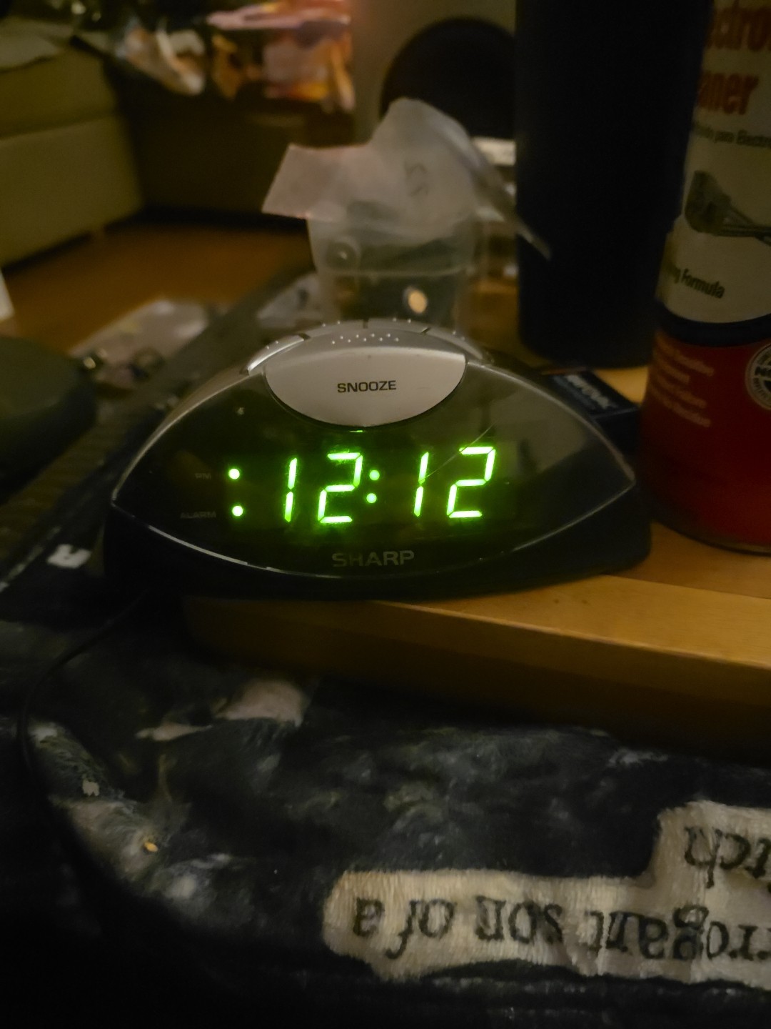 Sharp Alarm Clock SPC-019 With Snooze Button & Battery Backup TESTED & WORKING gallery