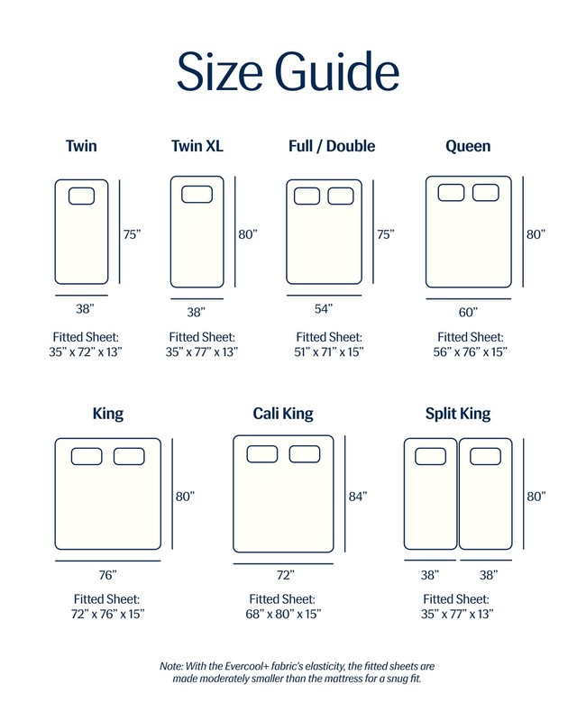 ® Evercool®+ Fitted , TwinXL Size, Arctic White, 13" Deep (up to 15’’), Breat... gallery