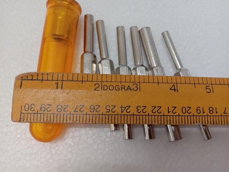 Clock Winding & Let Down Release Tool (Sizes 2.5-5.75mm) - Mainspring Let Dow... gallery