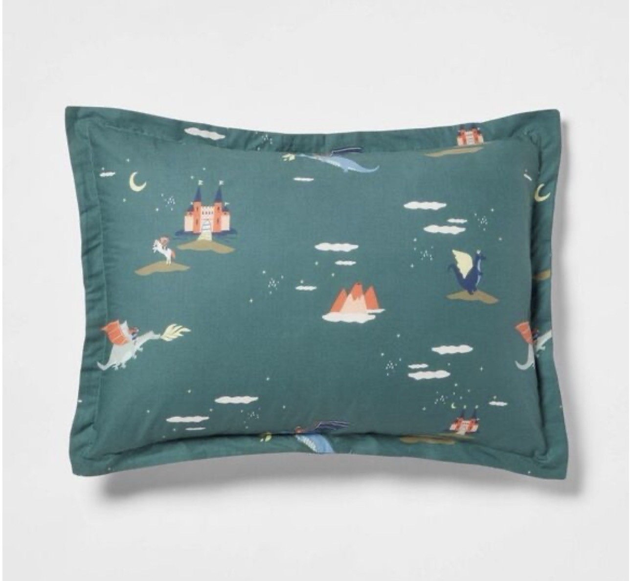 Full/Queen Kids Comforter Set Dragon Print Pillowfort™ Cotton Percale 3 Piece gallery