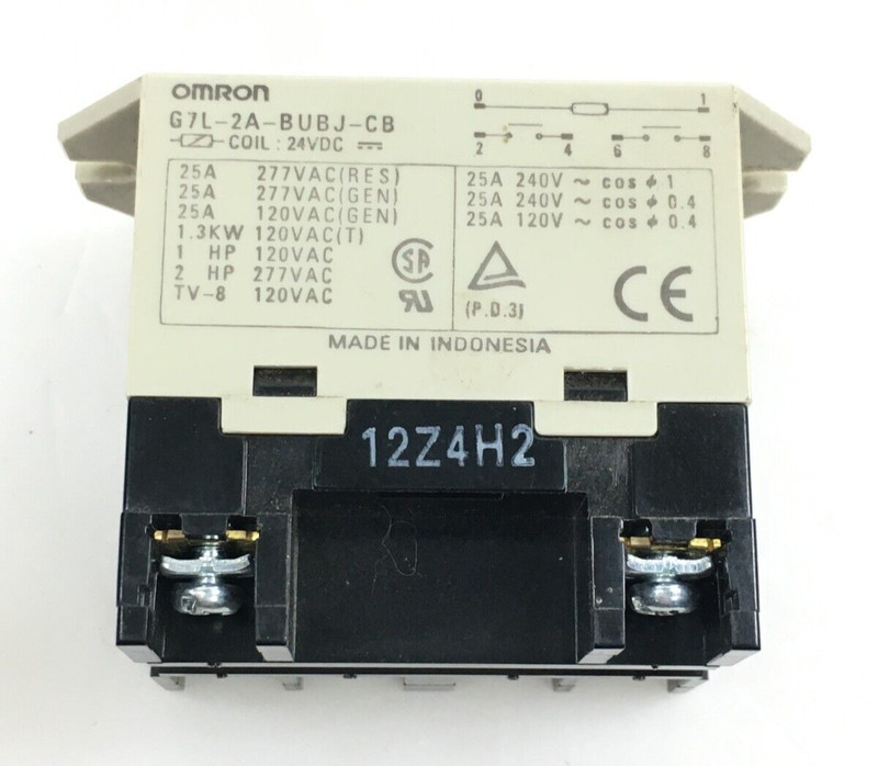 Omron G7L-2A-BUBJ-CB Enclosed Power Relay 24VDC used #P757 gallery