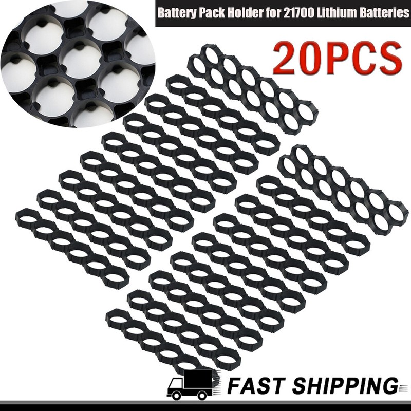 20Pcs Easy Installation Battery Pack Holder for 21700 Lithium Batteries (20pcs) gallery