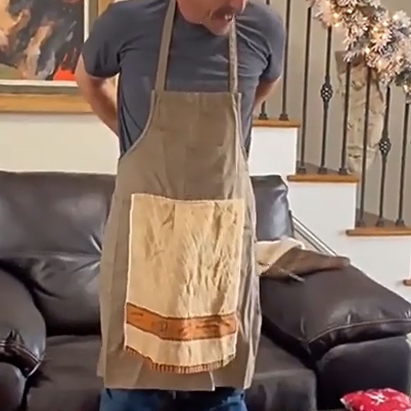 Chef'S Prank Apron,Creative Prank Aprons for Men, the Ultimate Gag Gift Apron OY gallery