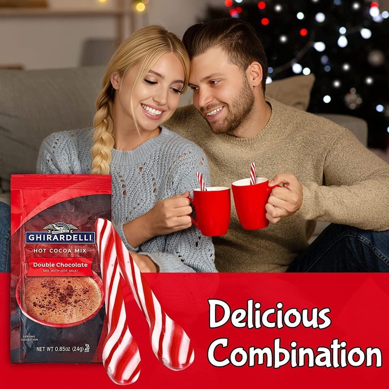 Taboom Dye-Free Peppermint Candy Cane Spoon & Hot Cocoa Bundle - 12 Individua... gallery
