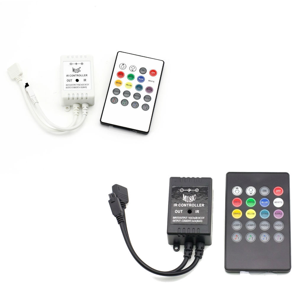 20keys Infrared Music Controller IR Dimmer Remote for DC12V RGB LED Strip Light gallery