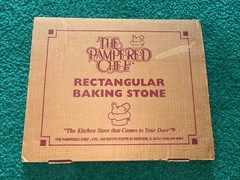 Pampered Chef 12″ X 15″ Rectangular Baking Stone Bread Pizza Cookie Sheet Tray