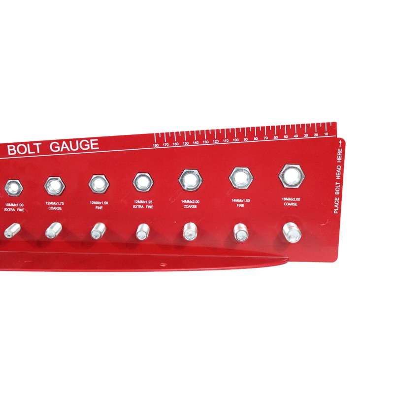 Bolt and Nut Gauges Check a Thread Size Fastener Standard SAE Inch METRIC Guage gallery
