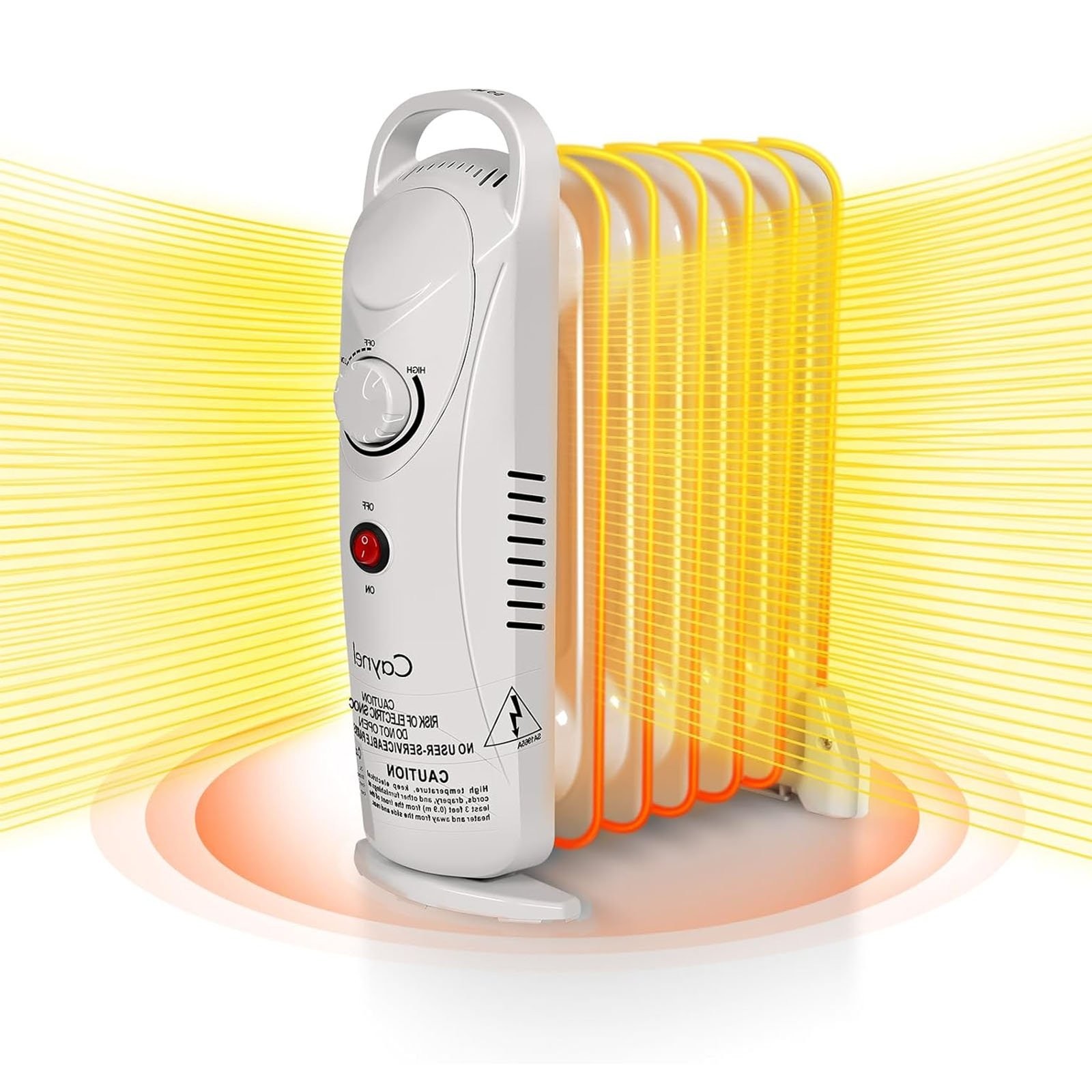 Electric Portable Space Heater 7-Fin Quite Fast Indoor Thermostat Room Radiant gallery