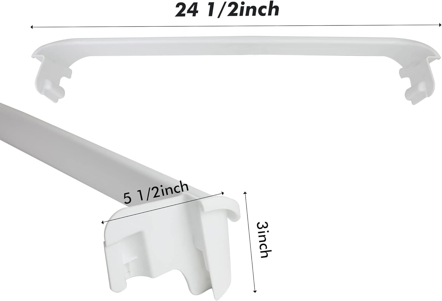 240534701 Door( Middle )Bar Rack Compatible with Frigidaire Kenmore Refrigerator gallery