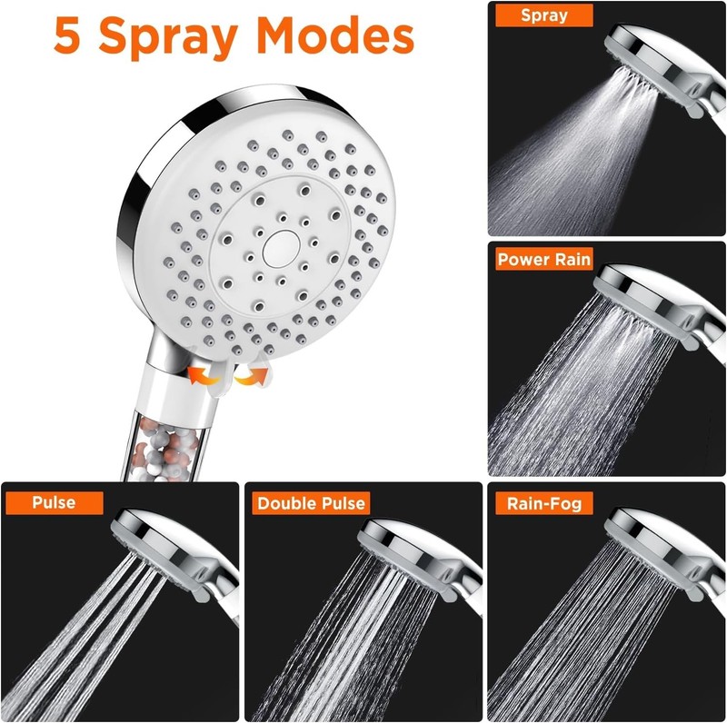 Filtered Shower Head with Handheld, for Bathroom & Spa Use | Easy Installation,n gallery