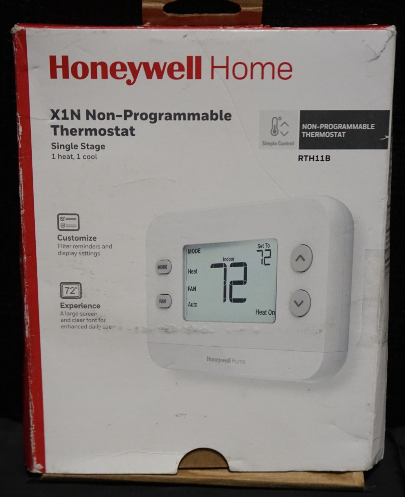 HONEYWELL RTH11B HOME X1N NON-PROGRAMMABLE THERMOSTAT gallery