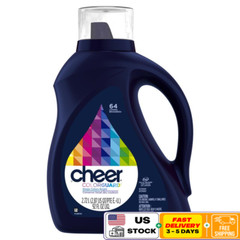 Liquid Laundry Detergent HE Compatible Fresh Scent Color Protection 64 Loads New