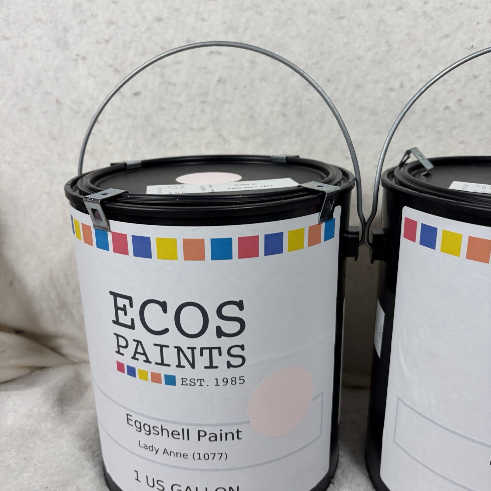 2 Gallons ECOS Paints Eggshell Finish – Color: Lady Anne (1077) gallery
