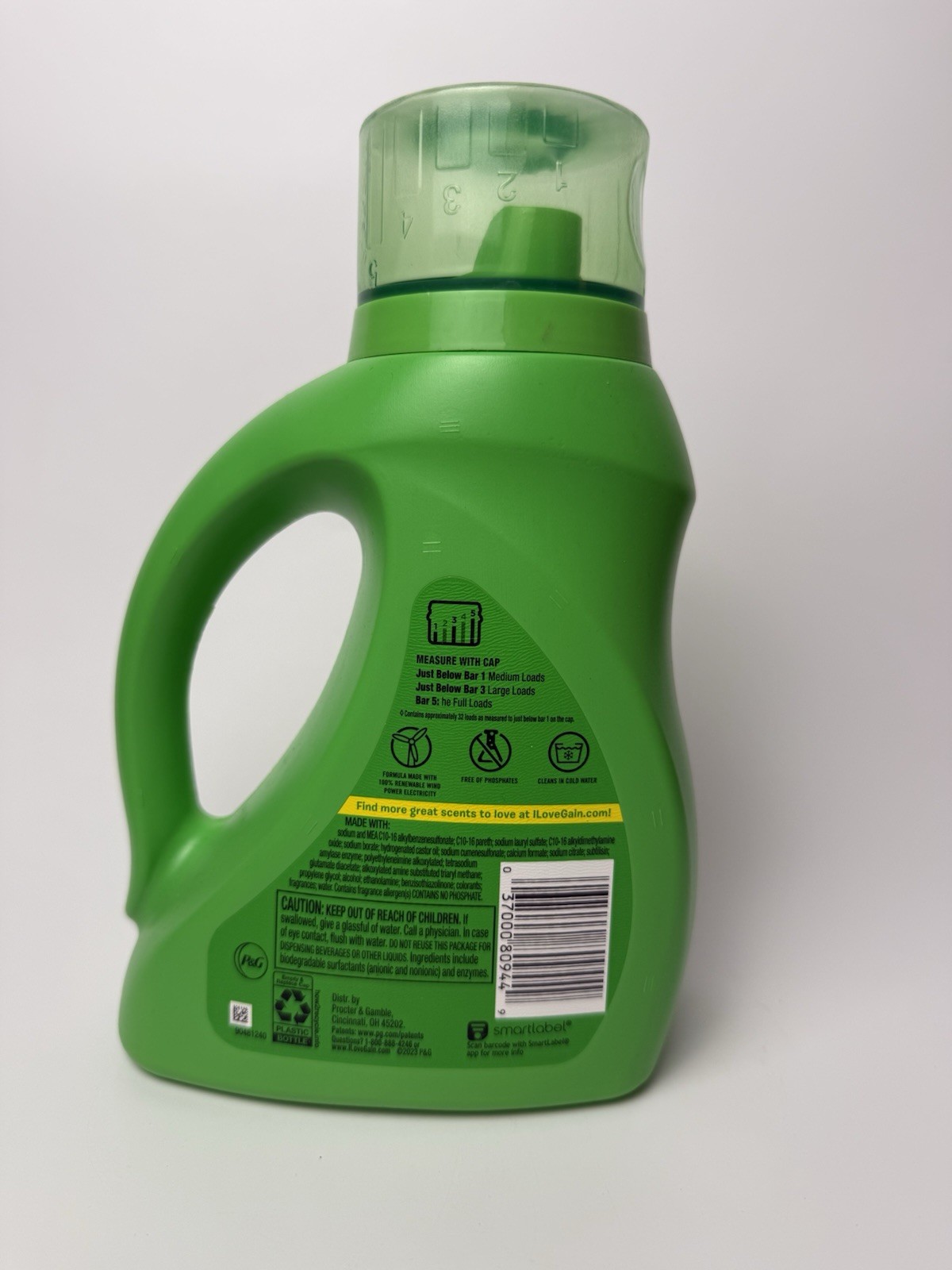 Gain 2in1 Liquid Laundry Detergent Splash Odor Defense 46 Oz gallery
