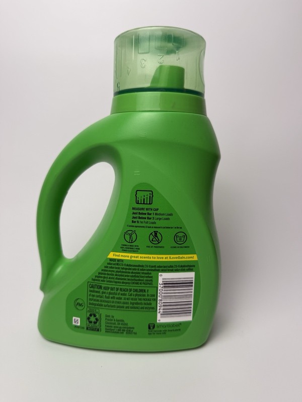 Gain 2in1 Liquid Laundry Detergent Splash Odor Defense 46 Oz gallery