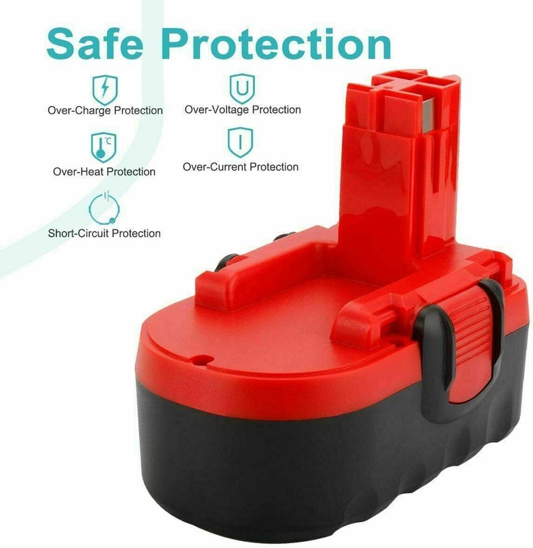 18V For Bosch BAT025 BAT180 BAT189 BAT026 BAT160 18Volt NiMh Battery 4600mAh gallery