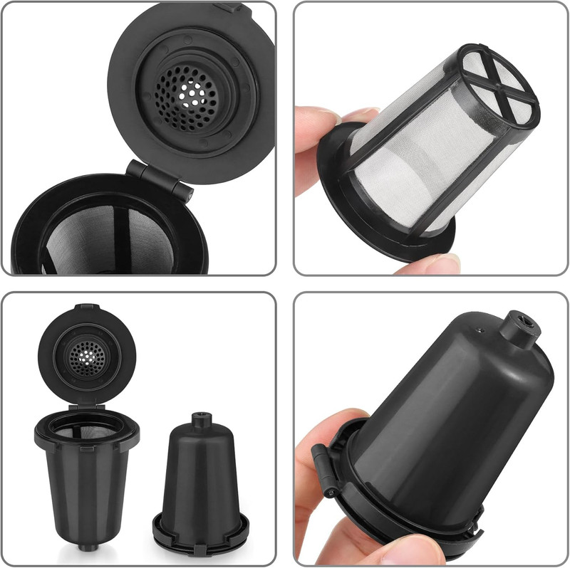 Reusable Filter Cup for Cuisinart (Upgraded Version - 2 PACK Black) gallery