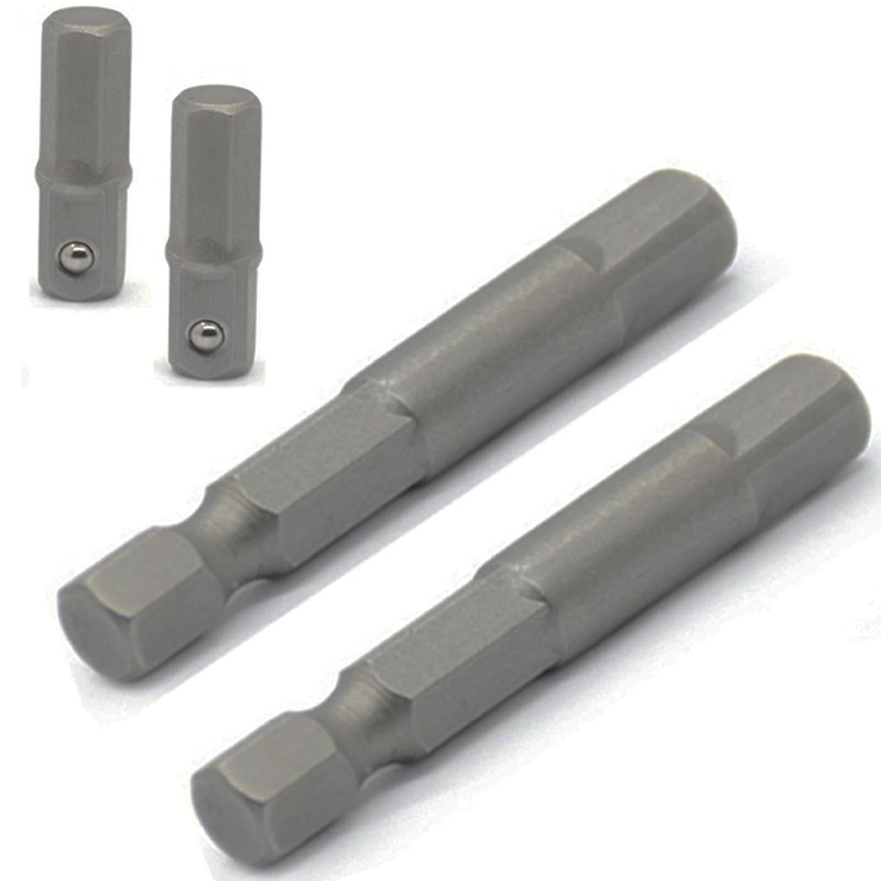 DOFEDOFO 1/4 Hex to 1/4 Socket Adapter, 4-Piece Set, Suitable for Drill Drive... gallery