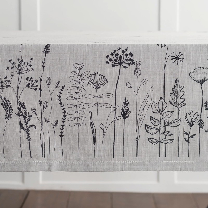 Table Cloth Rectangle Table 100% Cotton 60 x 90 Inches Tablecloth Reusable De... gallery