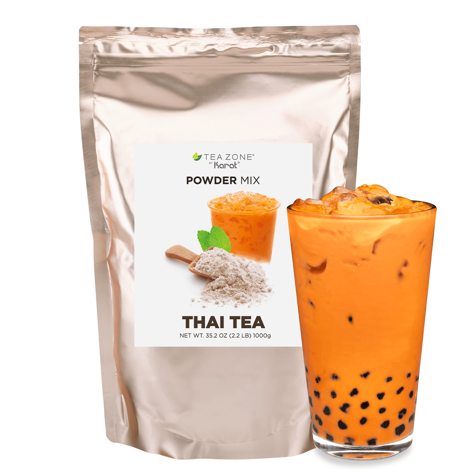 Tea Zone Thai Tea Powder - Bag (2.2 lbs), P1075 gallery