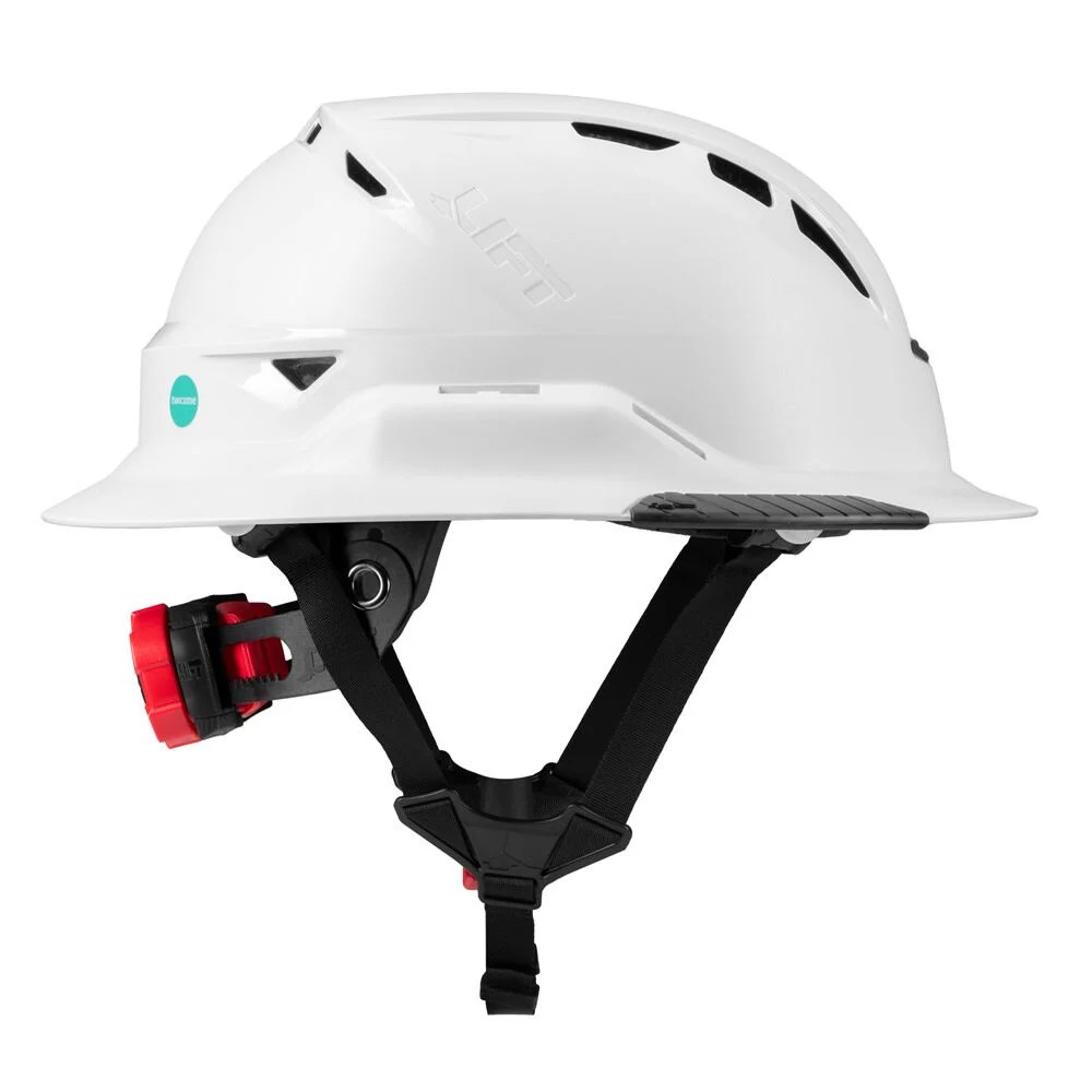 Lift Safety Radix Type 2 Full Brim Hard Hat, Vented, White gallery