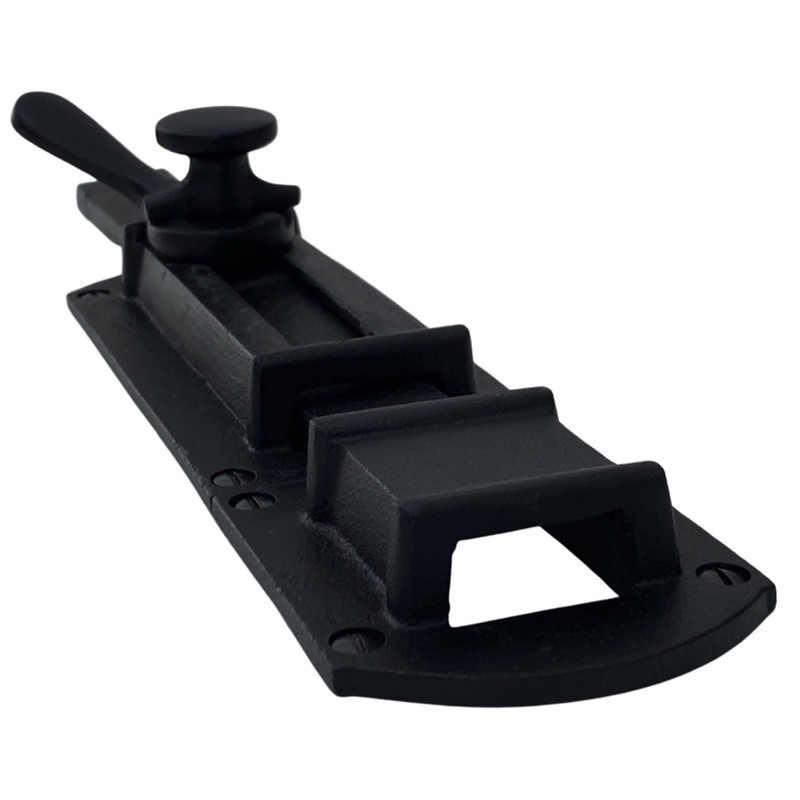Surface Mounted Slide Bolt Lock in Cast Iron 9 Inch gallery