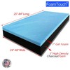 FoamTouch Custom Cut RV Mattresses - 6" Thick-Gel on Charcoal- Variation gallery