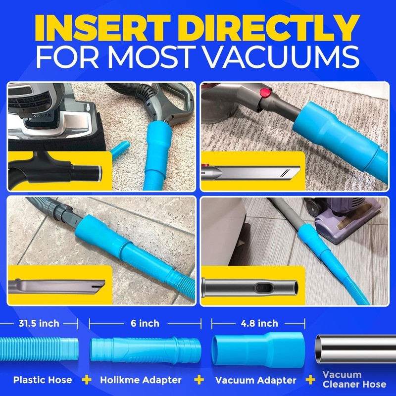 Versatile Lint Remover Vacuum Attachment - Compatible with Most Cleaners in Blue gallery
