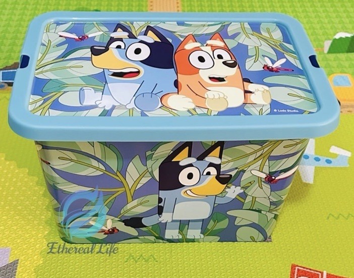 Bluey 7-Liter click lock storage box set of 7 gallery