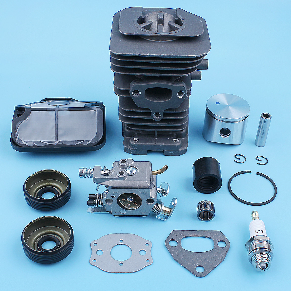 40mm Cylinder Piston Carburetor Kit For Husqvarna 142 141 137 136 41 Chainsaw gallery