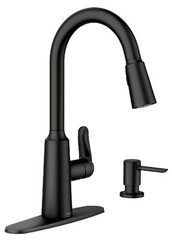 NEW Moen Edwyn 87028BL Pulldown Kitchen Faucet Matte Black 4374963