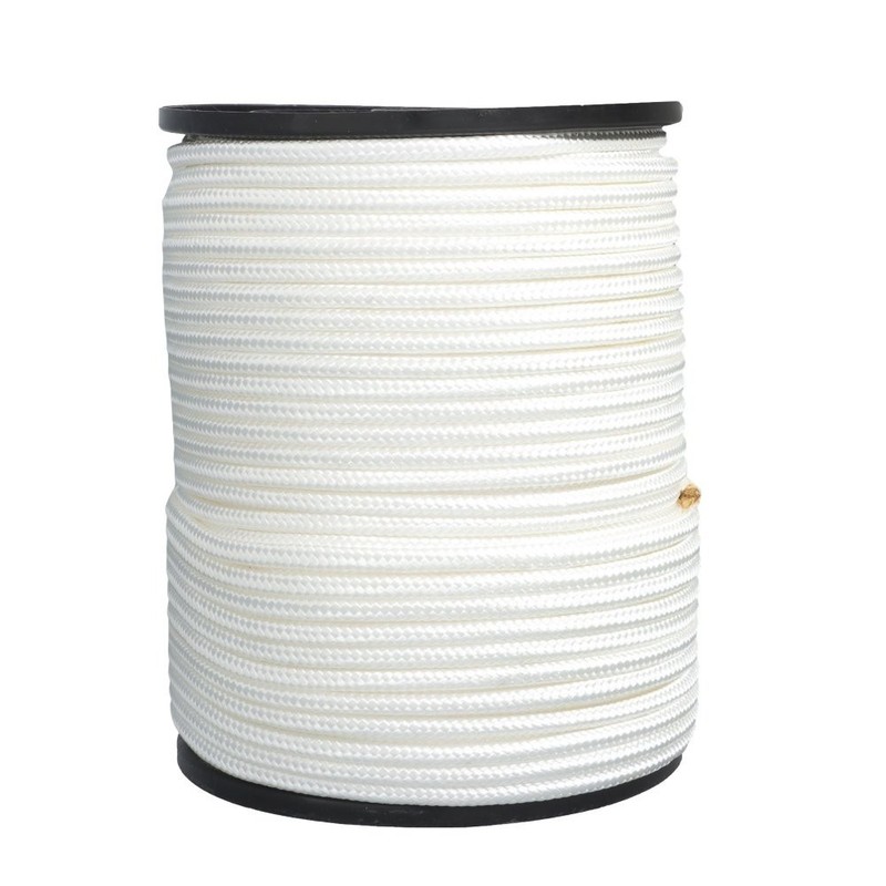 3/8" Nylon Rope 500FT Solid Braid High UV and Abrasion Resistance Industrial gallery