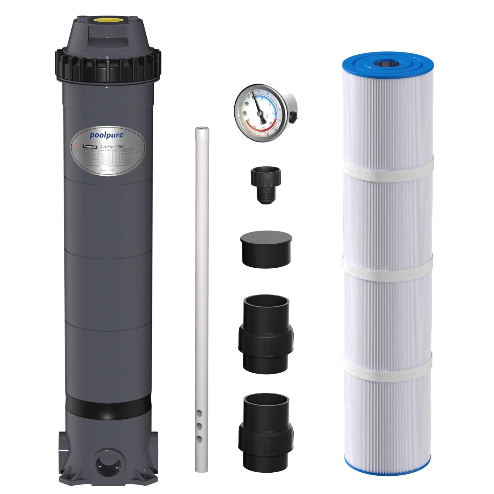** NEW POOLPURE Pool Filter Cartridge | PFT-AF150 | 150 Sq Ft | 15 Micron gallery