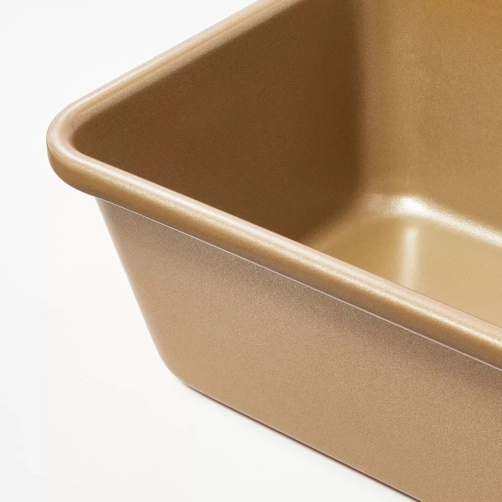5"x9" Nonstick Aluminized Steel Loaf Pan Gold - Figmint™: Bread Loaf Pan, Dishwa gallery