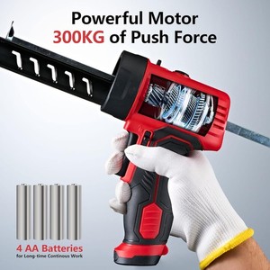 Non-Drip Electric Caulking Gun with 300 KG Thrust, Cordless Silicone Tool Gun gallery