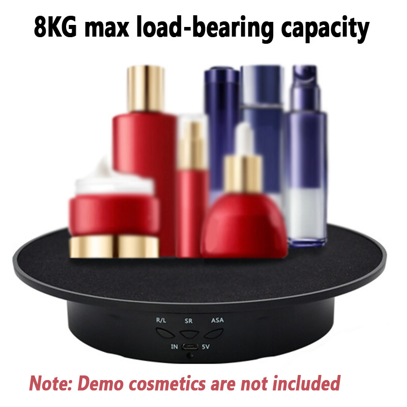 20CM Display Stand Electric Turntable Show Holder 360° Battery/Plug in Power 8KG gallery