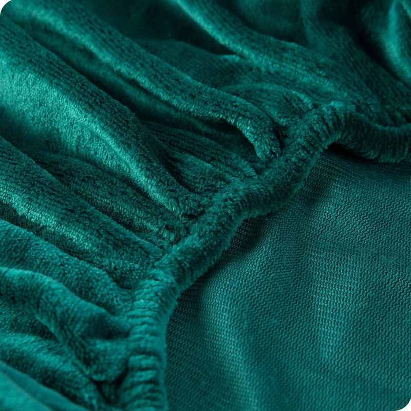 Velvet Plush Sheets Set Full Size, Micro Fleece Extra Soft Cozy Sheet and Pil... gallery