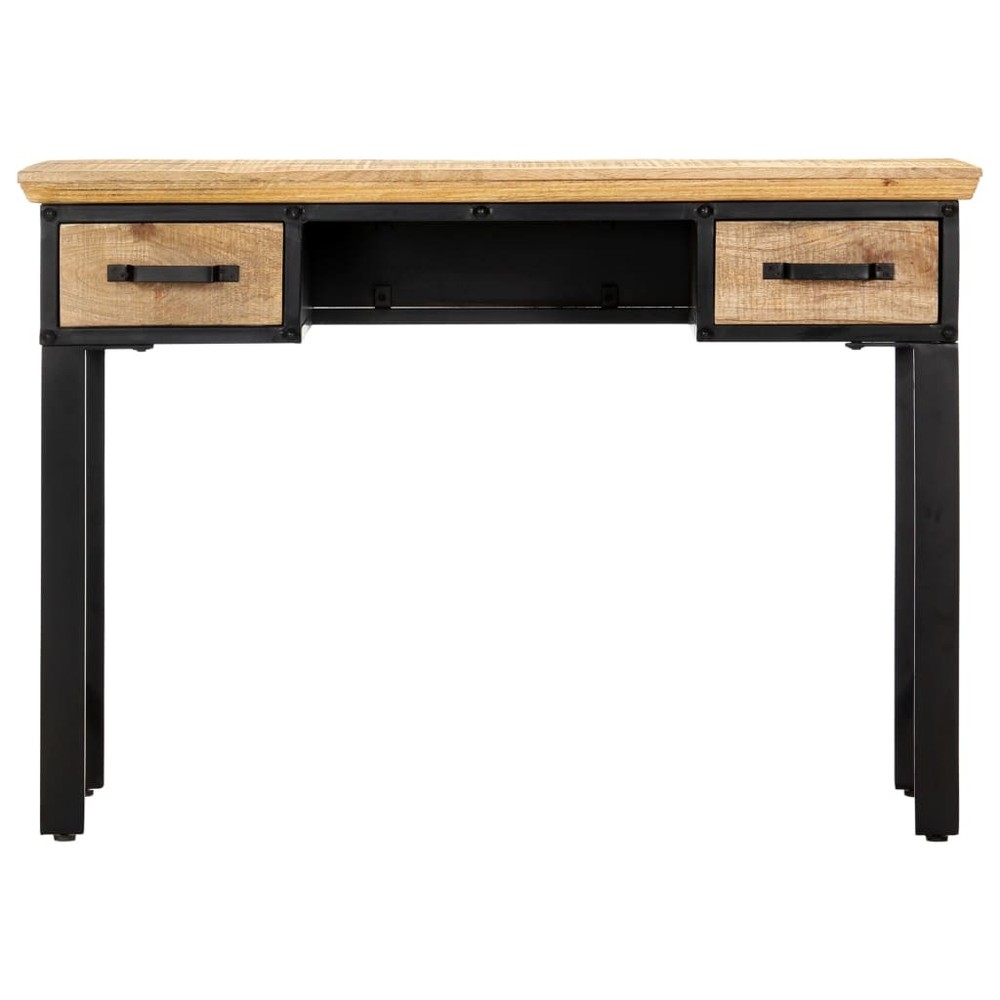 Writing Table Computer Desk Home Office Study Table Solid Mango Wood vidaXL