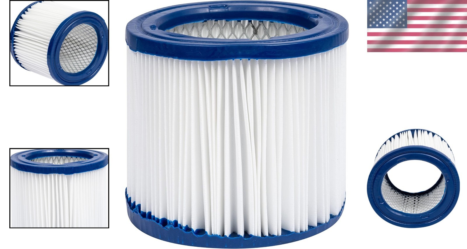 High-Efficiency HEPA Cartridge Filter for Wet/Dry Vacuums - Easy to Install gallery