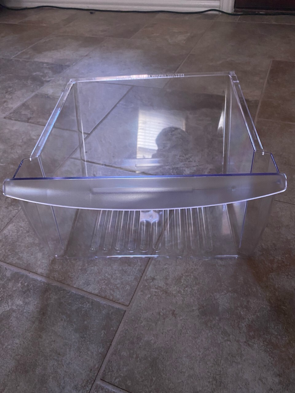 New Refrigerator Crisper Drawer Model number 240351207 Clear  gallery